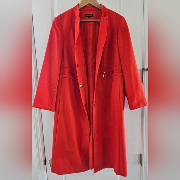 John Meyer collection women red coat jacket size 16W - Picture 3 of 13